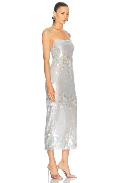 Retroféte Alana In Cyan Polyester In Blue