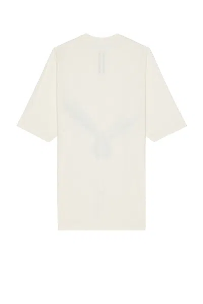 Rick Owens Jumbo Ss Maxi T-shirt In Neutrals