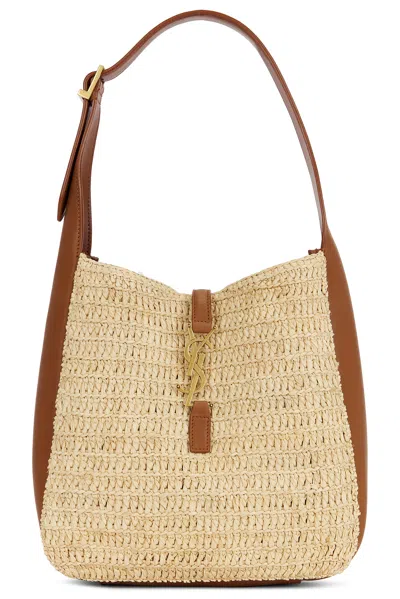 Saint Laurent Small Le 5 A 7 Supple Hobo Bag