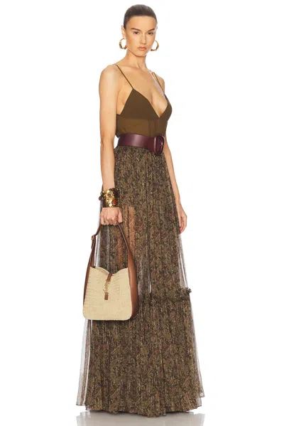 Saint Laurent Small Le 5 A 7 Supple Hobo Bag