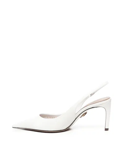 Dolce & Gabbana Slingback In Shiny Goatskin