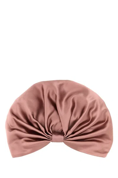 Valentino Garavani Wrap-around Silk Turban With Voluminous Effect In Landphardoro