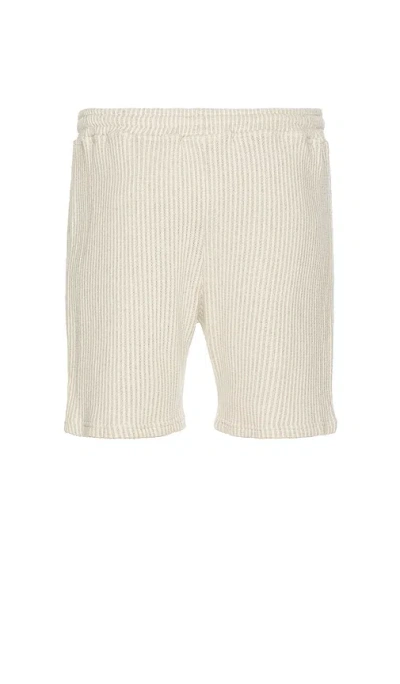Krost Striped Knit Shorts In Multi