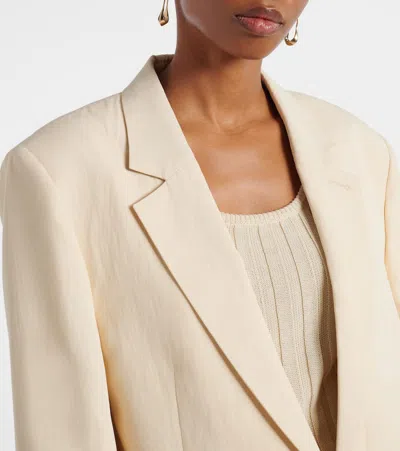 Stella Mccartney Oversized Blazer In White