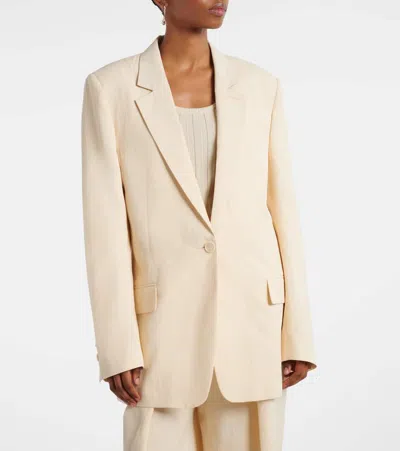 Stella Mccartney Oversized Blazer In White
