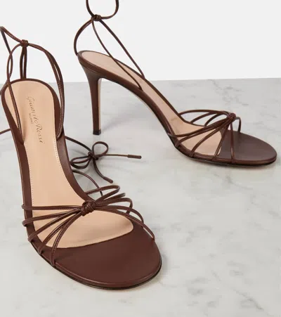 Gianvito Rossi Leather Sandals