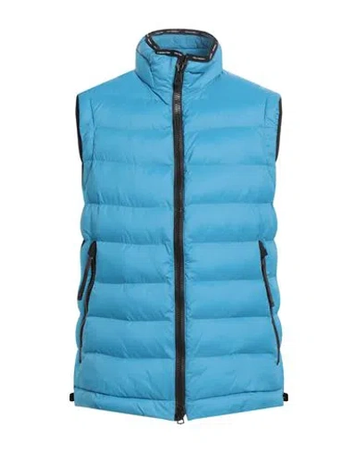 Peuterey Man Puffer Azure Size L Polyamide