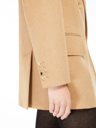 Max Mara Olimpia Jacket In Sable Camel