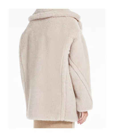 Max Mara Short Teddy Bear Icon Coat In Alpaca And Wool
