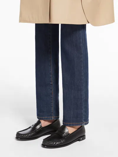 Max Mara Classic Leather Moccasins