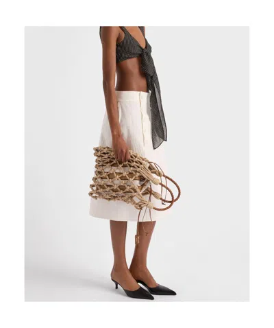 Prada Mule With Stiletto Heel And Pointed Toe In Black