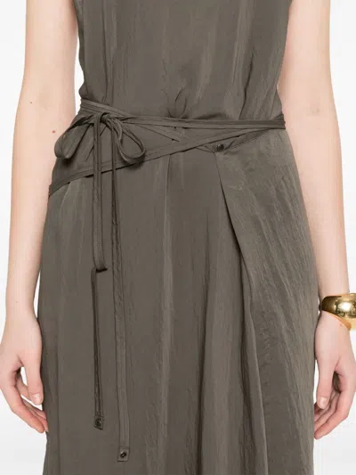 Lemaire Halter Neck Midi Apron Dress With Open Back