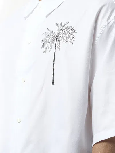 Jacquemus White Shirt With Front And Back Print