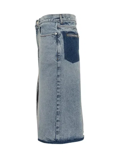 Stella Mccartney Asymmetrical Denim Skirt