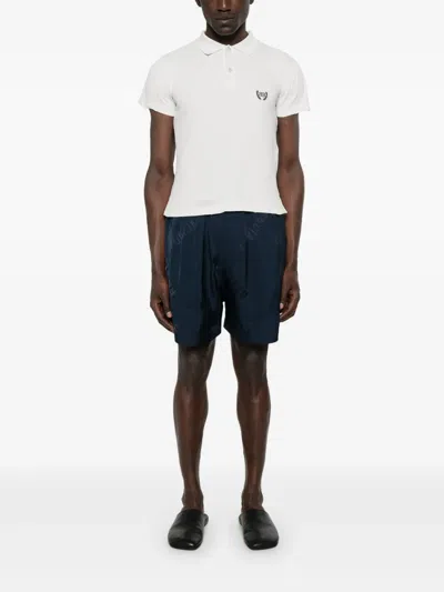 Balenciaga Polo Shirt With Side Slits And Straight Hem