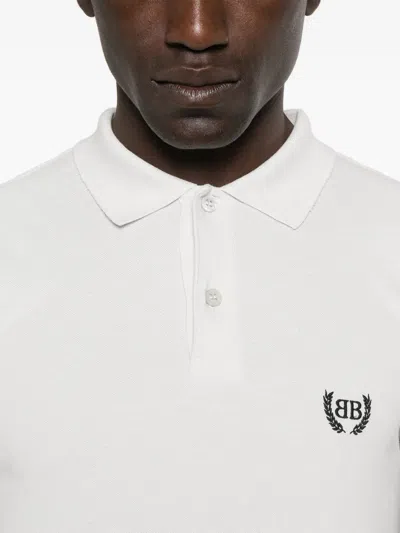 Balenciaga Polo Shirt With Side Slits And Straight Hem