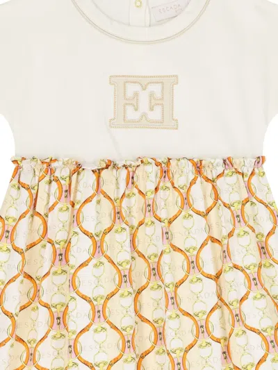 Escada Logo-embroidered Smock Dress