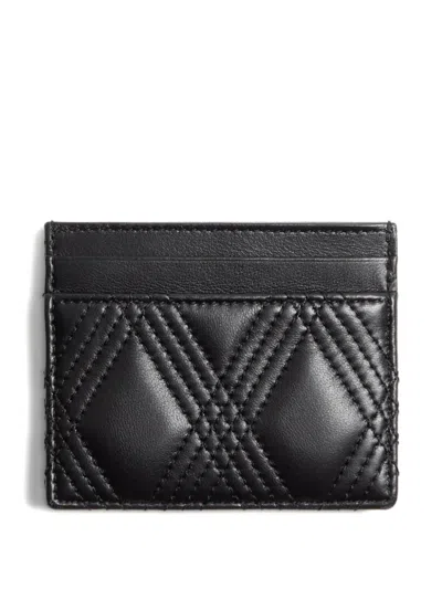 Valentino Garavani Portacarte Quiltie 67 In Nappa Nera Donna In Black