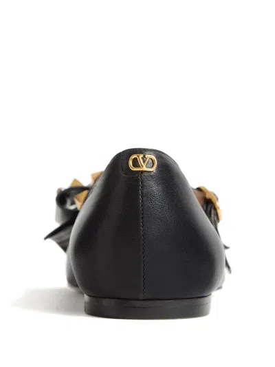 Valentino Garavani Ballerina Mary-jane Bowow With Studs In Multi