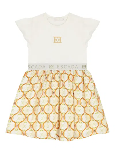 Escada Logo-embroidered Smock Dress