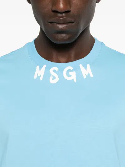Msgm Logo-print T-shirt