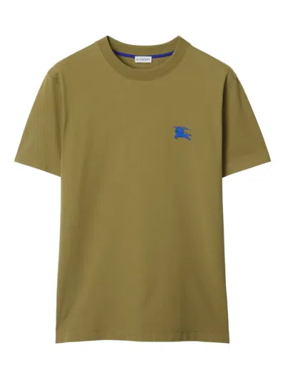 Burberry Cotton Ekd T-shirt In Green