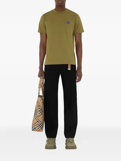 Burberry Cotton Ekd T-shirt In Green