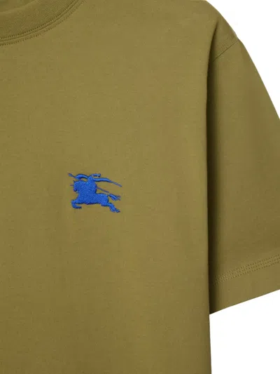 Burberry Cotton Ekd T-shirt In Green