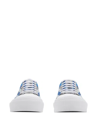 Burberry Check Nylon Blend Sneakers