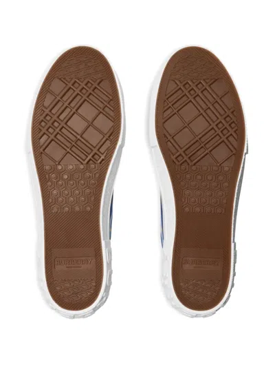 Burberry Check Nylon Blend Sneakers