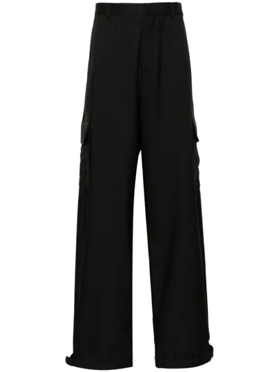 Off-white Ow Embroidery Nylon Cargo Pants