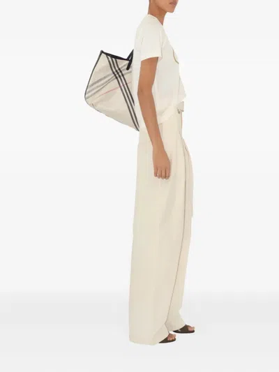 Burberry T-shirt In Cotone Con Knight Stamp