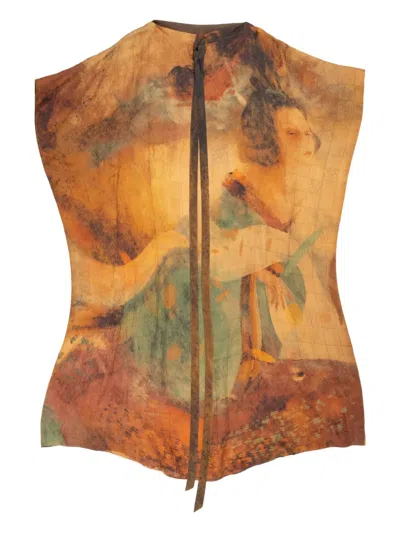 Yangkehan Graphic-print Mini Dress