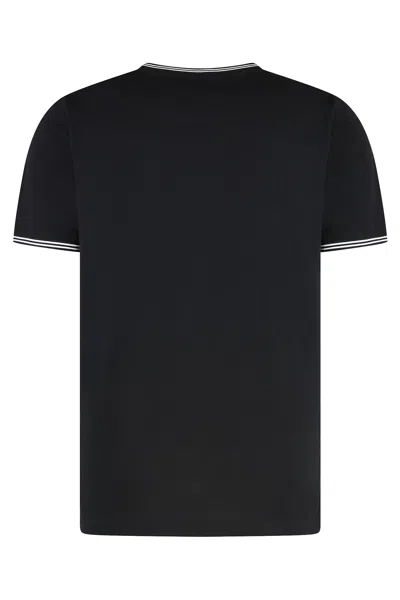Hugo Boss Boss Stretch Cotton T-shirt In Dark Blue