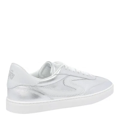 Stuart Weitzman Metallic Low Top Sneakers