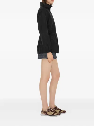 Burberry Women's Logo Patch Jacket In Black