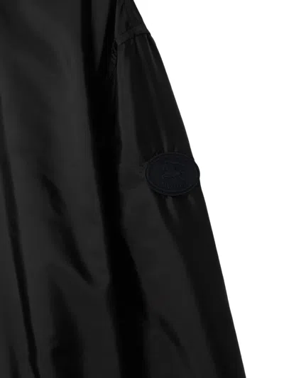 Burberry Women's Logo Patch Jacket In Black