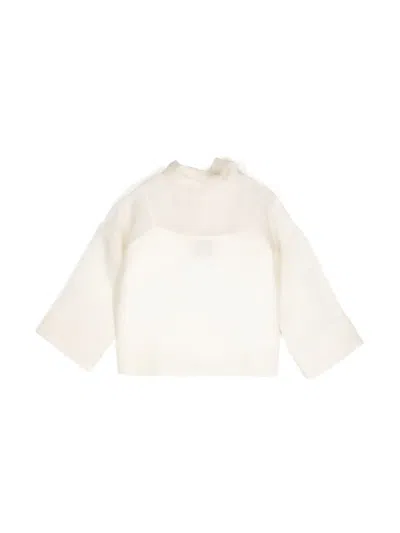 Shatha Essa Drop Shoulder Silk Top