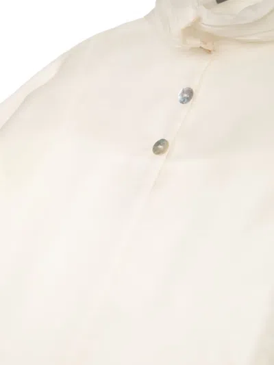 Shatha Essa Drop Shoulder Silk Top