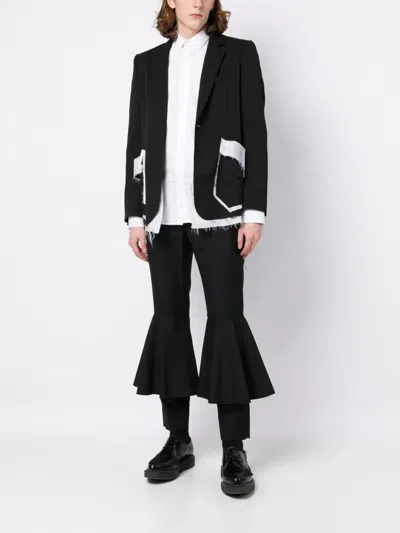 Cdg Flared-leg Tailored Trousers