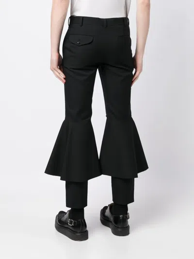 Cdg Flared-leg Tailored Trousers