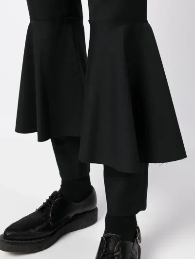 Cdg Flared-leg Tailored Trousers