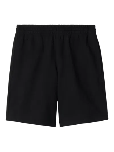Burberry Logo Patch Straight-leg Shorts