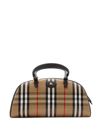 Burberry Highlands Bowling Bag In Neutral
