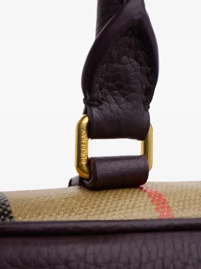 Burberry Highlands Bowling Bag In Neutral