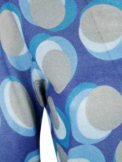 In Bed With You Printed Boat Neck Sweater In Multi