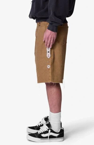 Mnml Mojave Raw Hem Canvas Shorts