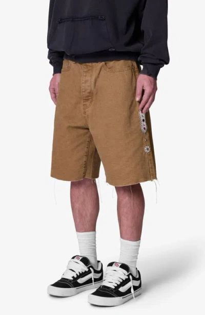 Mnml Mojave Raw Hem Canvas Shorts