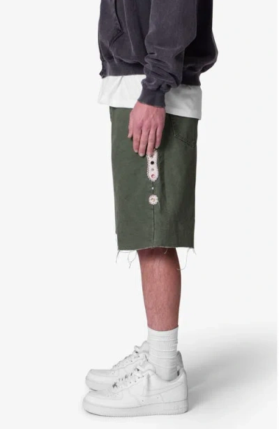Mnml Mojave Raw Hem Canvas Shorts