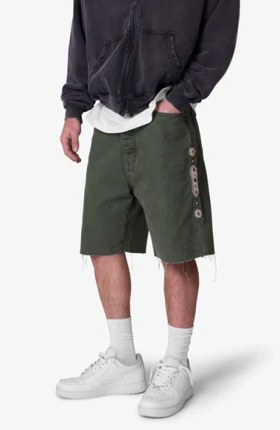 Mnml Mojave Raw Hem Canvas Shorts